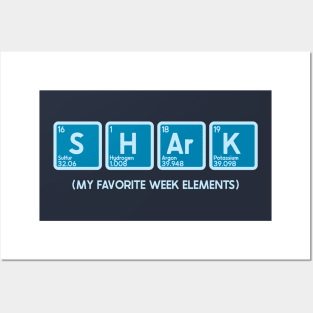 Shark Chem Posters and Art